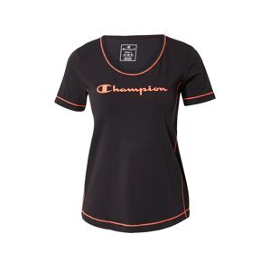 Champion Authentic Athletic Apparel Funkční tričko oranžová / černá