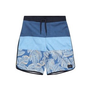 Abercrombie & Fitch Plavecké šortky krémová / marine modrá / světlemodrá / meruňková