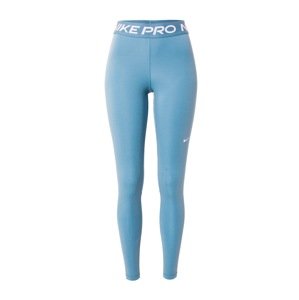 NIKE Sportovní kalhoty azurová modrá / bílá