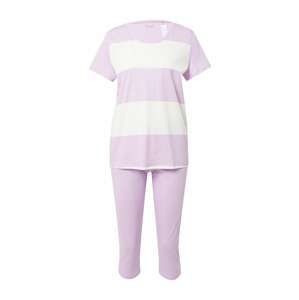 TRIUMPH Pyžamo fialová / bílá