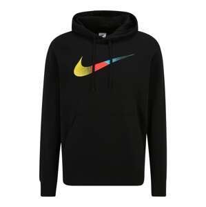 Nike Sportswear Mikina  světlemodrá / žlutá / světle červená / černá