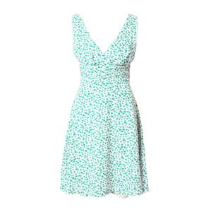 SISTERS POINT Letní šaty 'GABBI' zelená / bílá