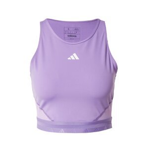 ADIDAS PERFORMANCE Sportovní top pastelová fialová / světle fialová / bílá