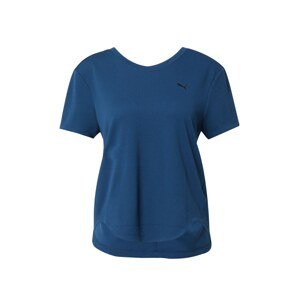 PUMA Funkční tričko enciánová modrá / černá
