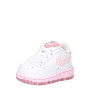Nike Sportswear Tenisky 'Force 1' světle růžová / bílá