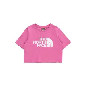 THE NORTH FACE Funkční tričko 'Easy' pink / bílá