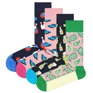 Happy Socks Ponožky  námořnická modř / tmavě modrá / světle zelená / světle růžová