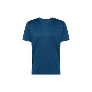 JACK WOLFSKIN Funkční tričko azurová modrá / petrolejová