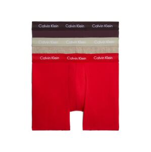 Calvin Klein Underwear Boxerky  šedá / červená / vínově červená / bílá