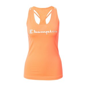 Champion Authentic Athletic Apparel Sportovní top jasně oranžová / stříbrná