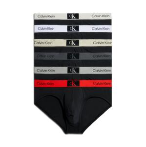 Calvin Klein Underwear Slipy béžová / červená / černá / bílá
