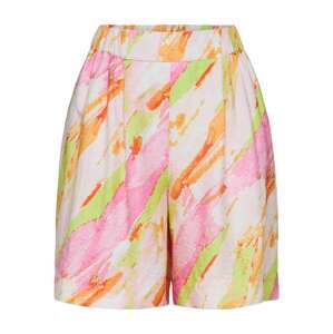 SELECTED FEMME Kalhoty 'Aurelia' světle zelená / mandarinkoná / růžová / pastelově růžová