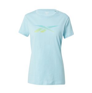 Reebok Sport Funkční tričko 'Vector' světlemodrá / limone