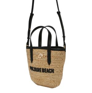 Zadig & Voltaire Plážová taška 'LE BABY' béžová / černá