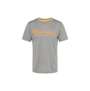 Champion Authentic Athletic Apparel Funkční tričko  světle šedá / oranžová