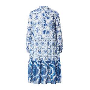 0039 Italy Košilové šaty 'Mila' modrá / světlemodrá / bílá