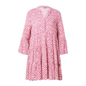 ZABAIONE Košilové šaty 'Melody' pink / offwhite