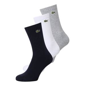 LACOSTE Ponožky  noční modrá / šedý melír / zelená / offwhite