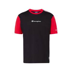 Champion Authentic Athletic Apparel Funkční tričko světle šedá / červená / černá / bílá