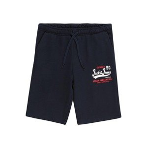 Jack & Jones Junior Kalhoty námořnická modř / červená / bílá