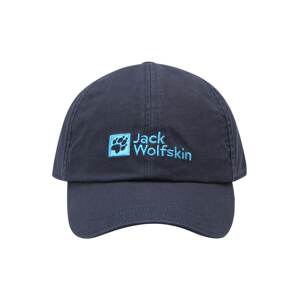 JACK WOLFSKIN Sportovní čepice azurová modrá / tmavě modrá