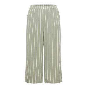 ONLY Carmakoma Kalhoty  pastelově zelená / bílá