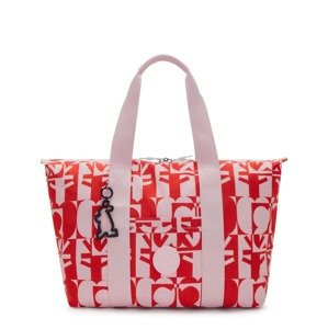 KIPLING Nákupní taška  růžová / červená