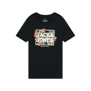 Jack & Jones Junior Tričko 'BECS' námořnická modř / zelená / pink / bílá