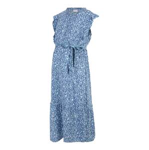 Mamalicious Curve Košilové šaty 'Deelia' nebeská modř / světlemodrá / bílá
