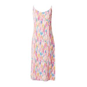 b.young Letní šaty 'JOELLA' světlemodrá / žlutá / pink / růžová