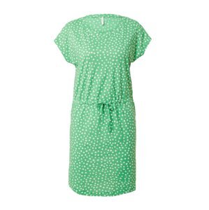 ONLY Letní šaty 'MAY' zelená / bílá