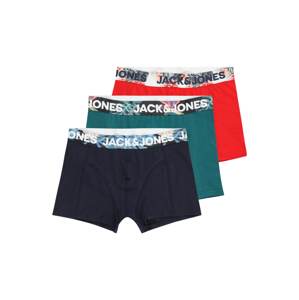 Jack & Jones Junior Spodní prádlo 'FLOWER'  námořnická modř / petrolejová / červená / bílá