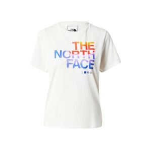 THE NORTH FACE Funkční tričko modrá / tmavě žlutá / ohnivá červená / bílá