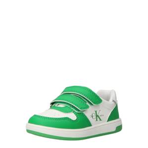 Calvin Klein Jeans Tenisky  trávově zelená / bílá