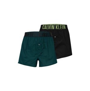Calvin Klein Underwear Boxerky smaragdová / rákos / černá