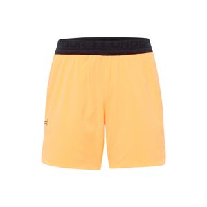 UNDER ARMOUR Sportovní kalhoty 'Peak' jasně oranžová / černá
