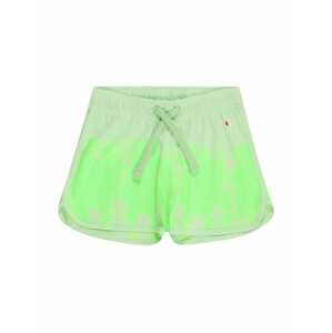 Champion Authentic Athletic Apparel Kalhoty svítivě zelená / pastelově zelená / červená / bílá