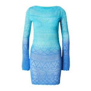 PATRIZIA PEPE Úpletové šaty  modrá / světlemodrá