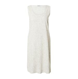 ZABAIONE Letní šaty 'Amanda'  šedobéžová / přírodní bílá