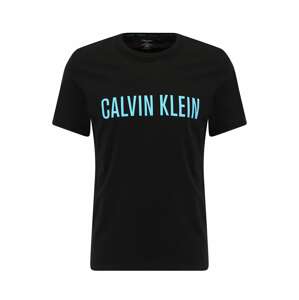 Calvin Klein Underwear Tričko aqua modrá / černá