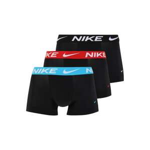 NIKE Sportovní spodní prádlo azurová / jasně červená / černá / offwhite