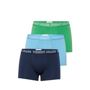 Tommy Jeans Boxerky námořnická modř / světlemodrá / trávově zelená / bílá