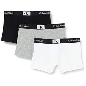 Calvin Klein Boxerky šedý melír / černá / bílá