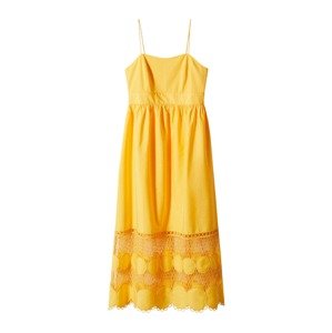MANGO Letní šaty 'Borris' žlutá