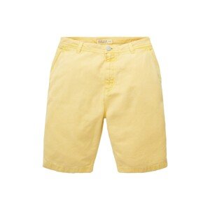 TOM TAILOR Chino kalhoty světle žlutá