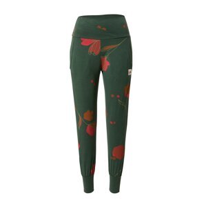 Maloja Sportovní kalhoty 'Signora' jablko / tmavě zelená / rezavě červená / jasně červená