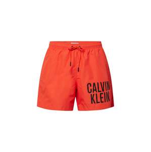 Calvin Klein Underwear Plavecké šortky oranžová / černá