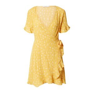 ABOUT YOU Letní šaty 'Jasmina' žlutá / bílá