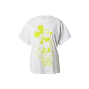 PRINCESS GOES HOLLYWOOD Tričko 'Mickey Mouse' svítivě žlutá / bílá