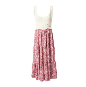 Hailys Letní šaty 'Koraly' opálová / pink / malinová / bílá